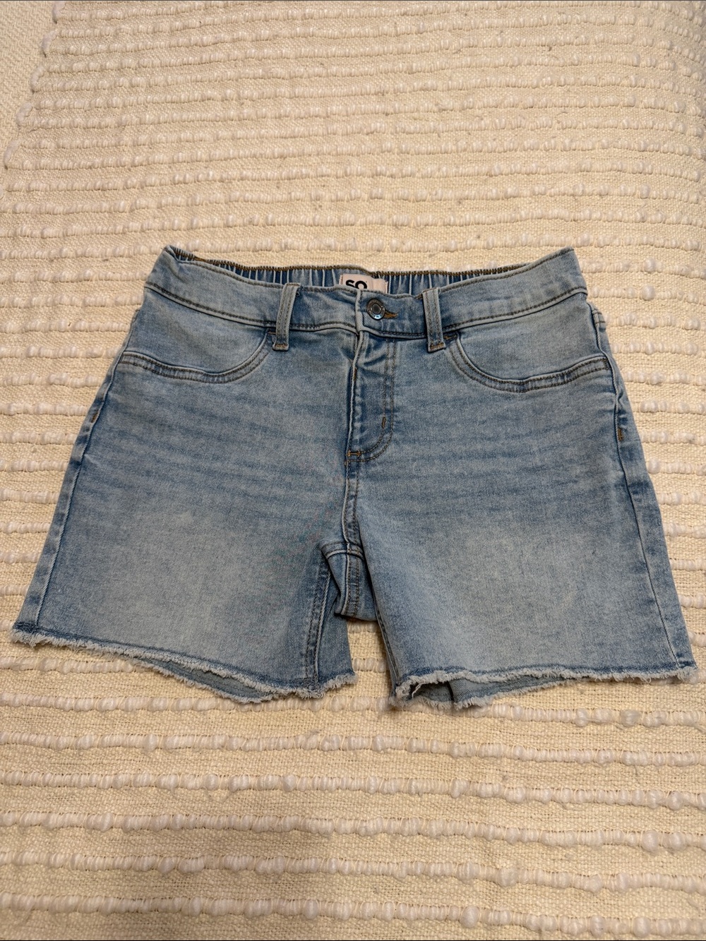 SO Light Blue Denim Girl Shorts